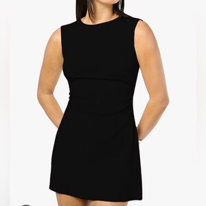 Weworewhat ruched muscle tank mini dress